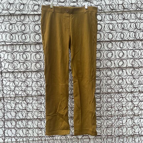 Betabrand olive green brown yoga pants slacks  style number W0076 – TOF LG PETIT - Picture 1 of 5